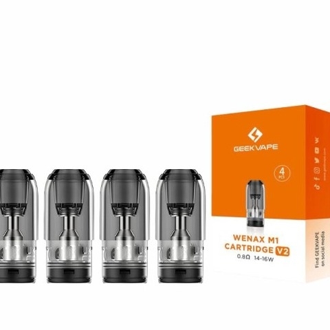 Cartridges Wenax M1 V2 0.8/1.2Ω (4pcs) - Geekvape by GEEK VAPE — ALTERVAPE - Vape in style!