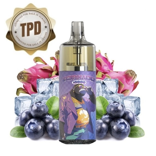 Tornado 10000 TPD Europe Gorilla Edition 20mg - Dragon Fruit Blueberry Ice by TORNADO — ALTERVAPE - Vape in style!