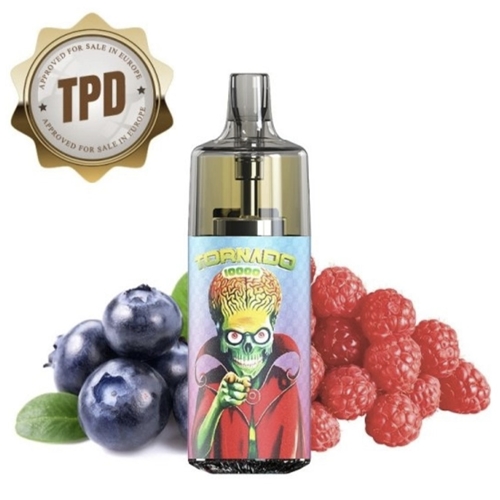 Tornado 10000 TPD Europe Mars Edition 20mg - Blueberry Raspberry by TORNADO — ALTERVAPE - Vape in style!