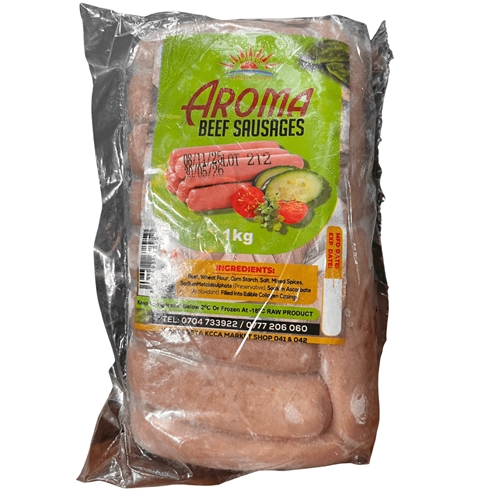 AROMA BEEF SAUSAGES 1KG