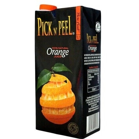 PICK & PEEL ORANGE JUICE 1L