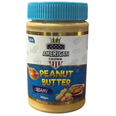 AMERICAN CROWN CREAMY PEANUT BUTTER 340G
