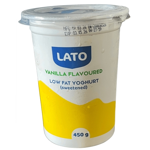 LATO VANILLA YOGHURT 450G